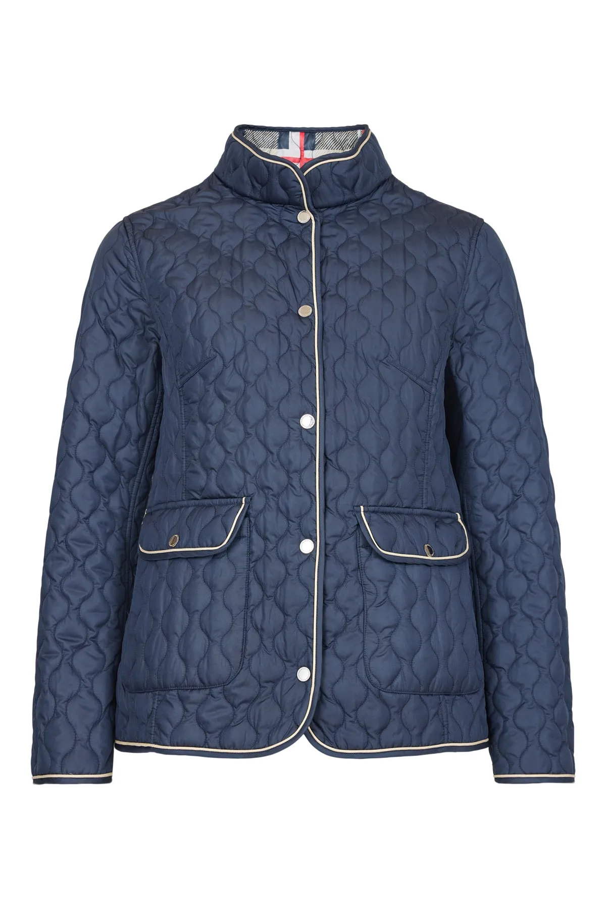 Quilted Jacket - Navy