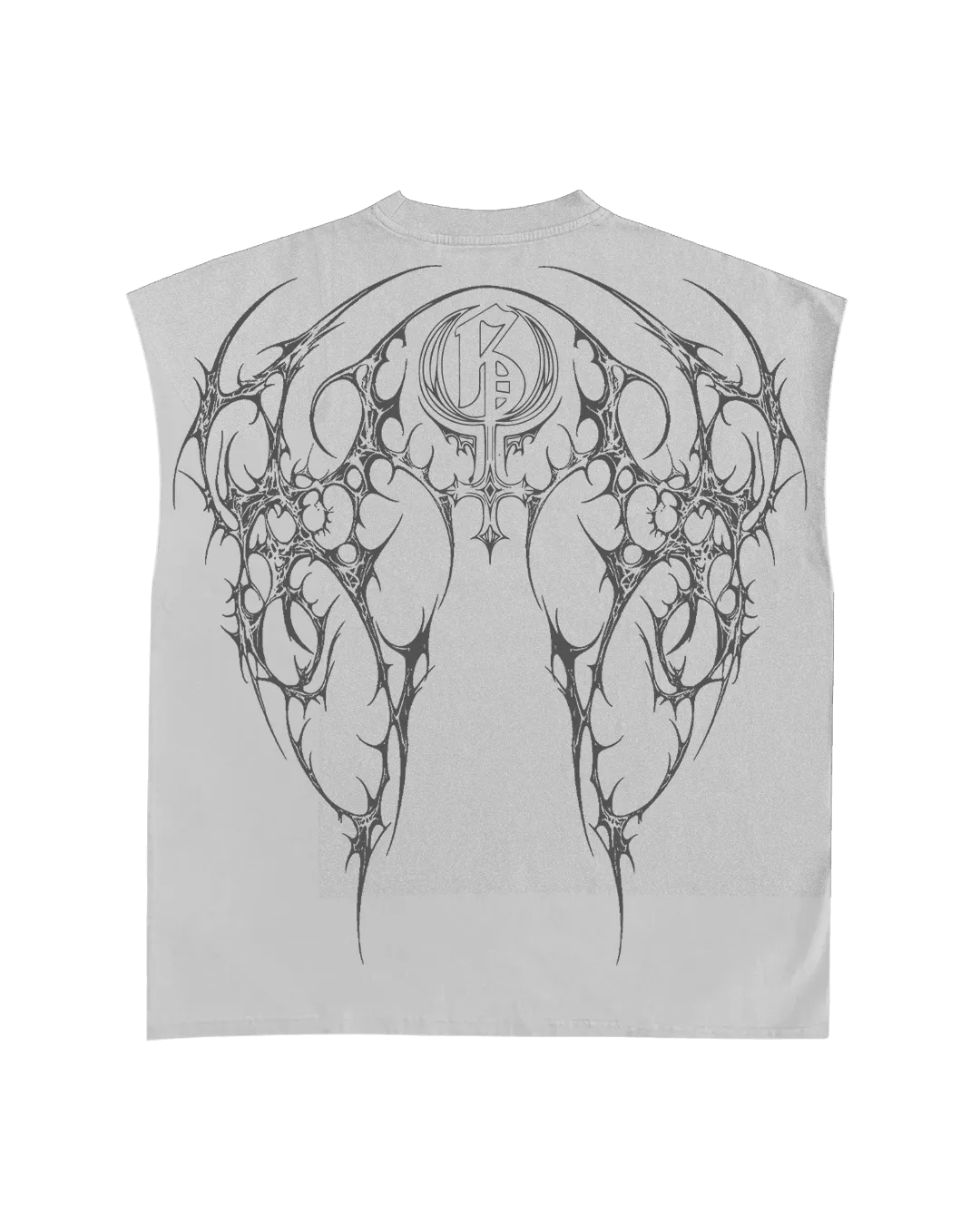 Ruthless Light Grey Unisex Boxy Vest