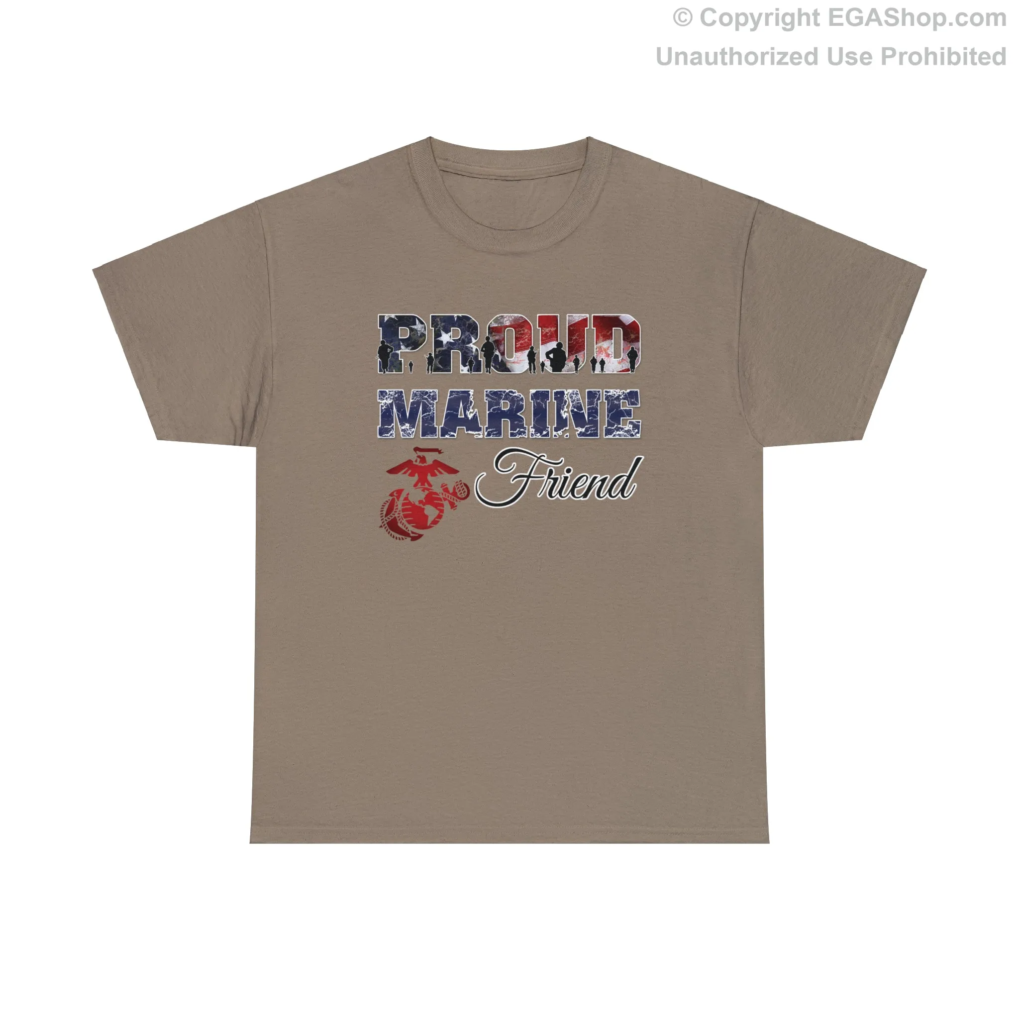 T-Shirt Proud Marine Friend (Your Choice of Colors)