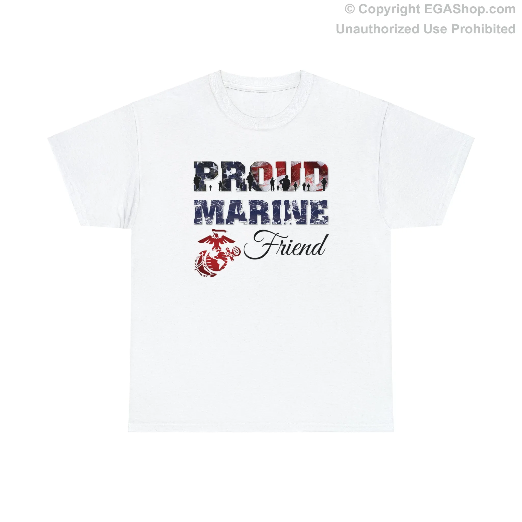 T-Shirt Proud Marine Friend (Your Choice of Colors)