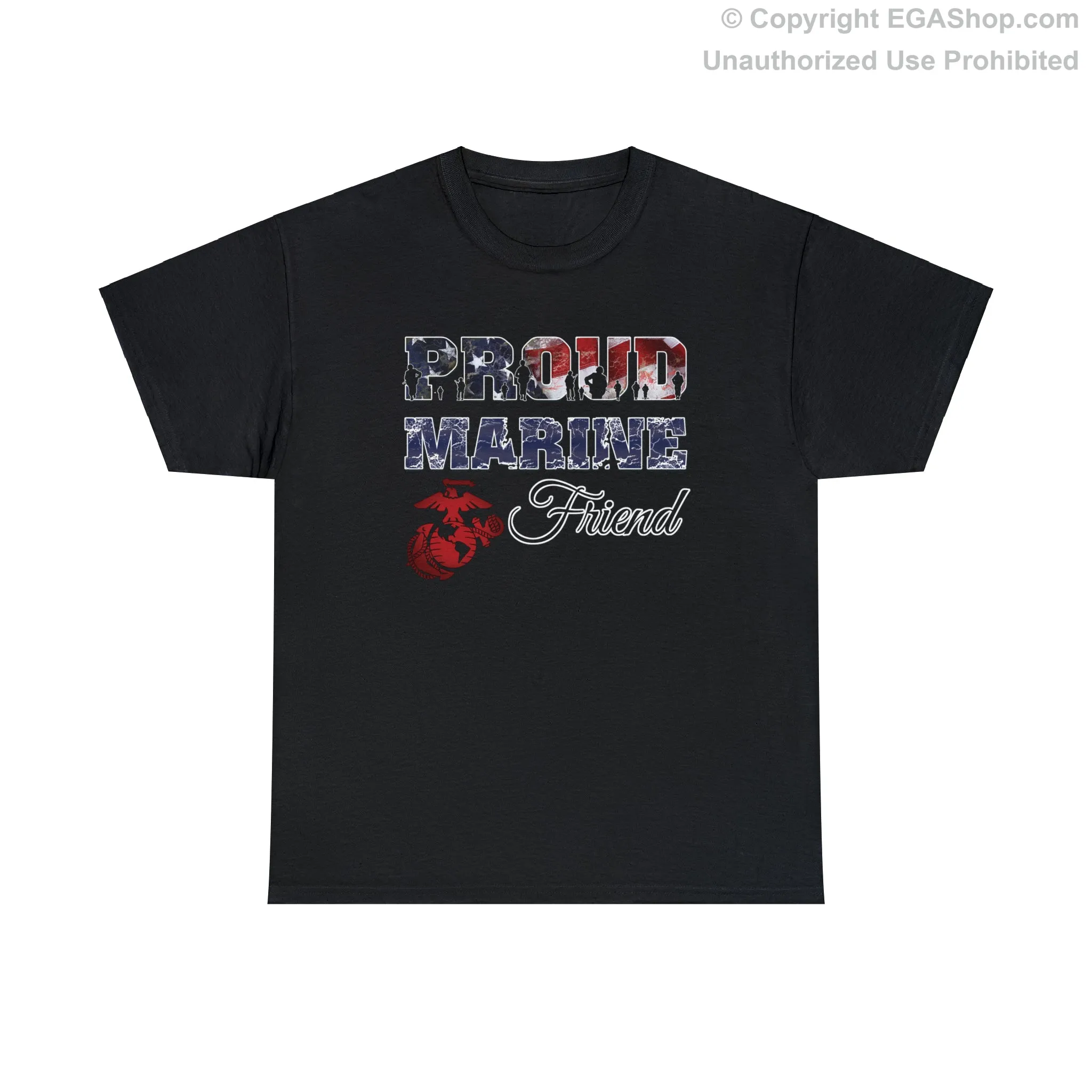 T-Shirt Proud Marine Friend (Your Choice of Colors)