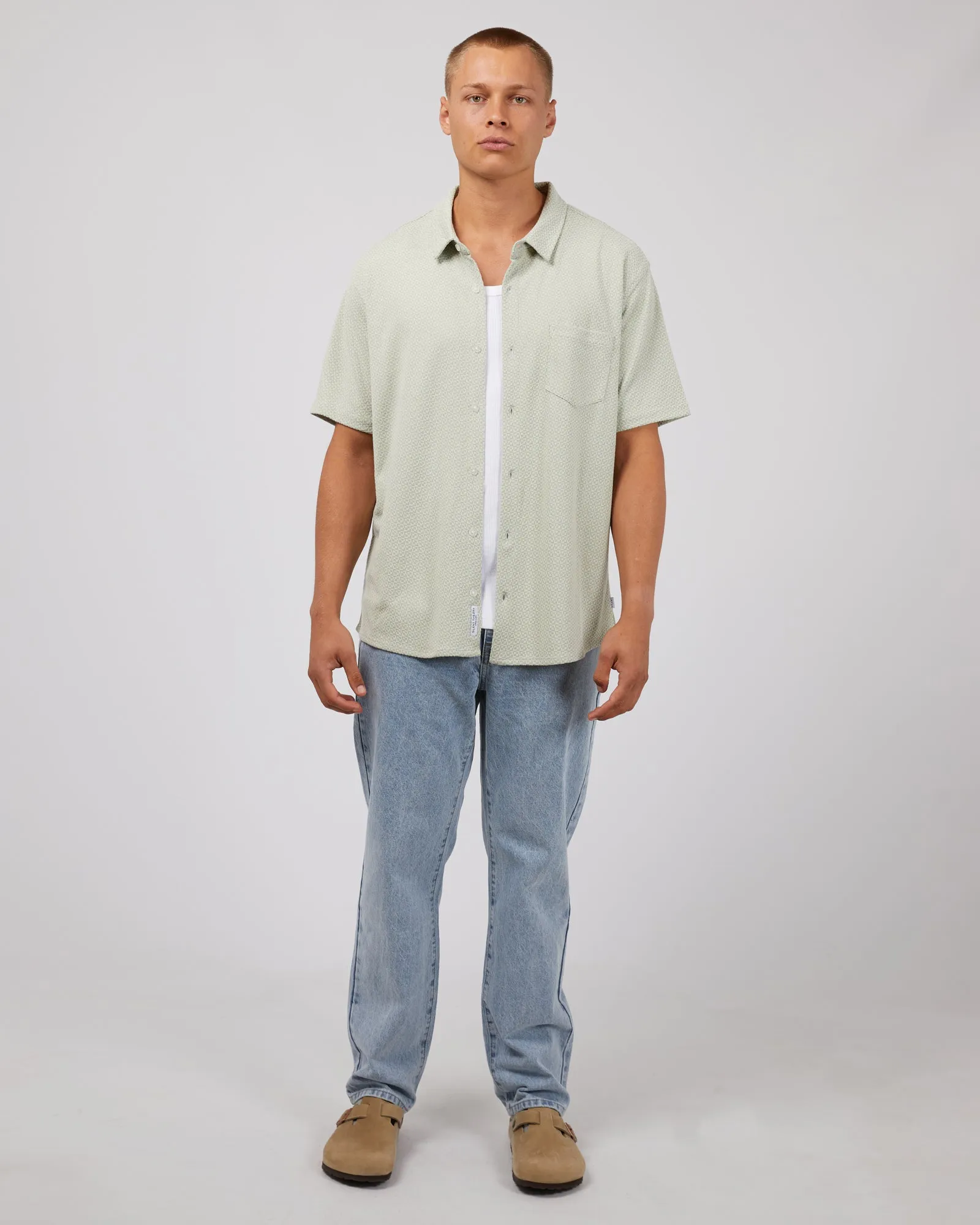Textured Shirt Sage
