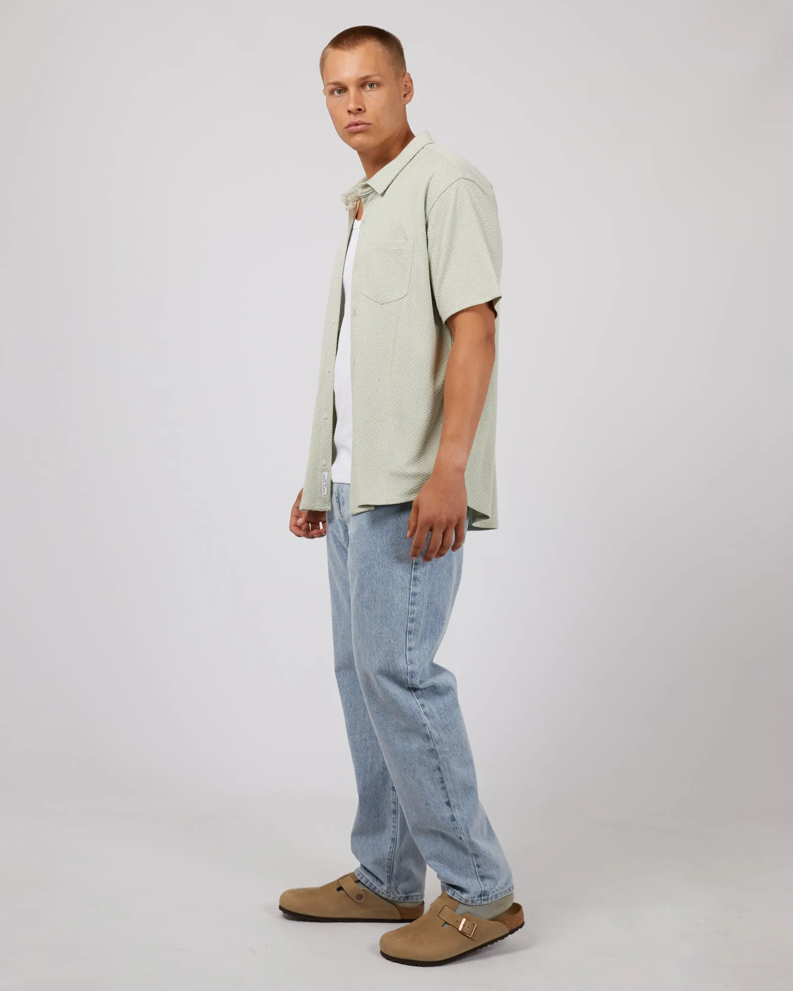 Textured Shirt Sage
