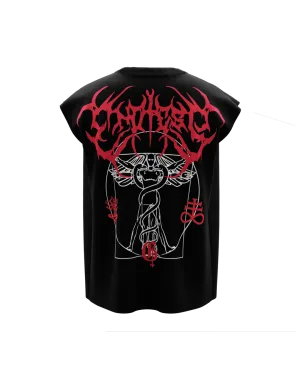 Vitruvian Black Boxy Vest