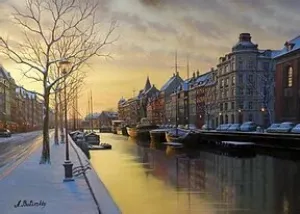 WINTER MORN AMSTERDAM