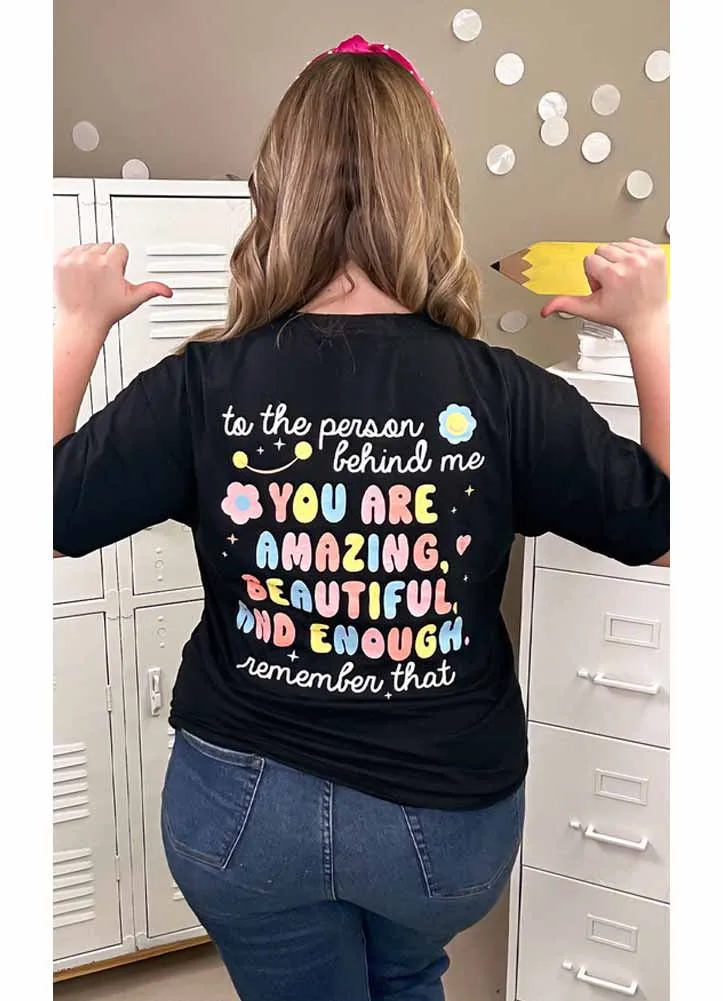 You Matter Tee in Black by Tees2urdoor